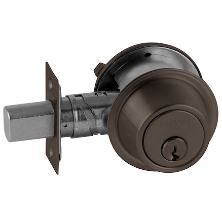 Falcon Grade 2 Single Cylinder Classroom Deadbolt, G Keyway, US10B D211P 613